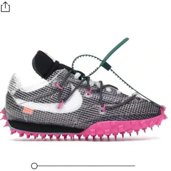 Off-White x Wmns Waffle Racer 'Fuchsia' size 11 - Picture 1 of 6